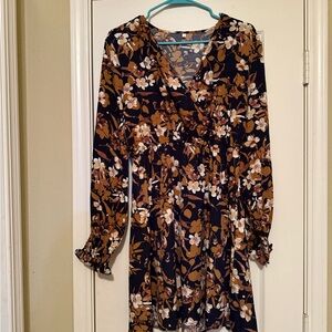 Floral Long Sleeve Dress